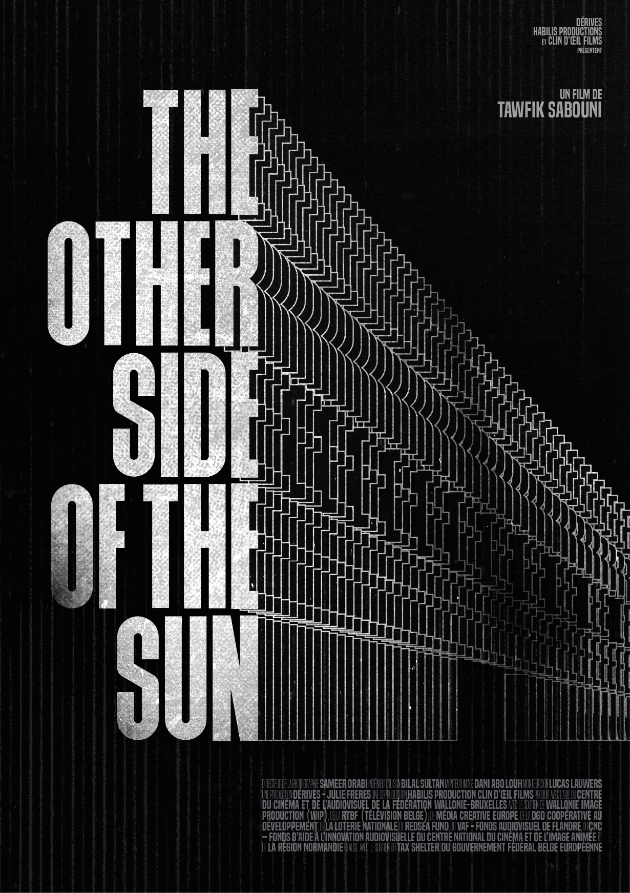 affiche non retenue pour le film "The other side of the sun" de Tawfik Sabouni