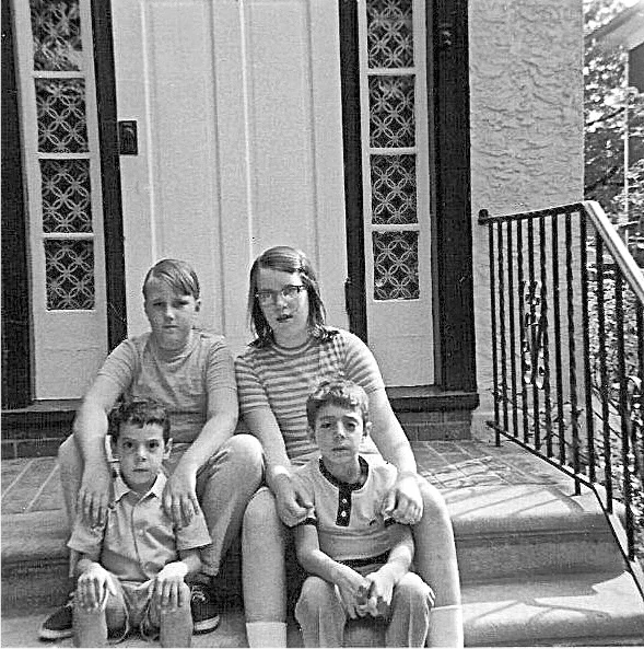 Me, My Brother + My Cousins Mary + Annie. Bay Ridge, Brooklyn 1968