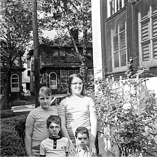 Me, My Brother + My Cousins Mary + Annie. Bay Ridge, Brooklyn 1968