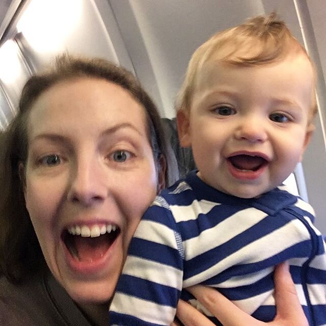 Also, survived first plane ride w/ baby! Solo! People were so very kind and helpful. Can&rsquo;t wait to pay it forward. 😊