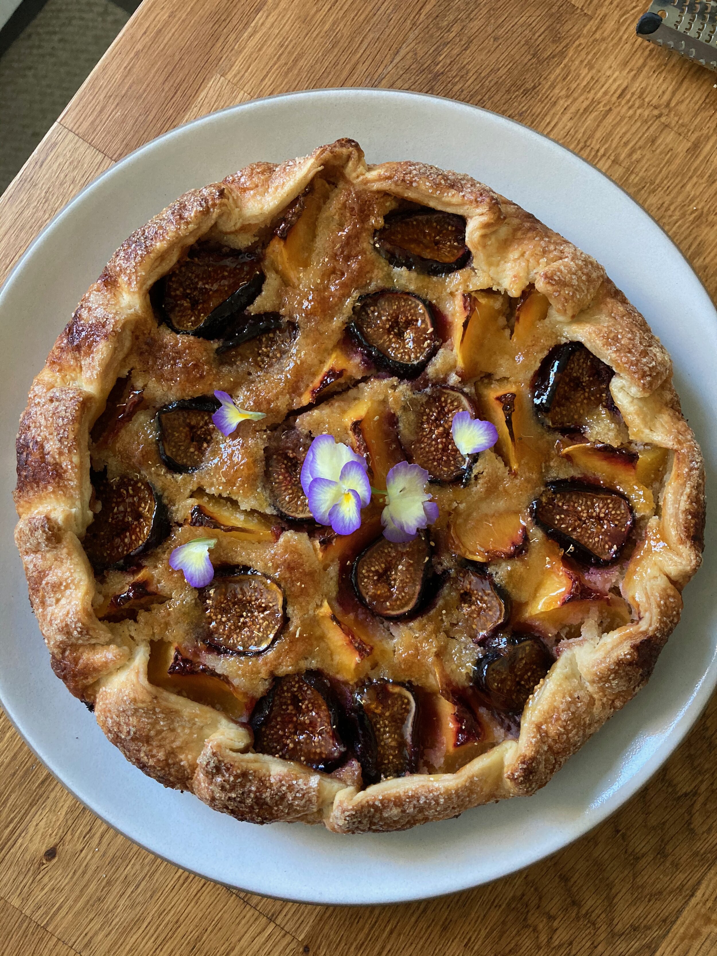 Seasonal Fruit &amp; Almond Tart 10"