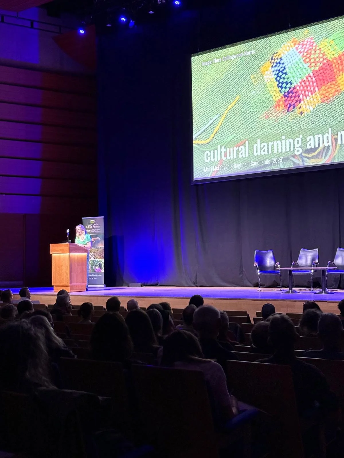 Talk: Cultural Darning: Rewilding with People and Place, The Big Picture Conference, Scotland’s Rewilding Event