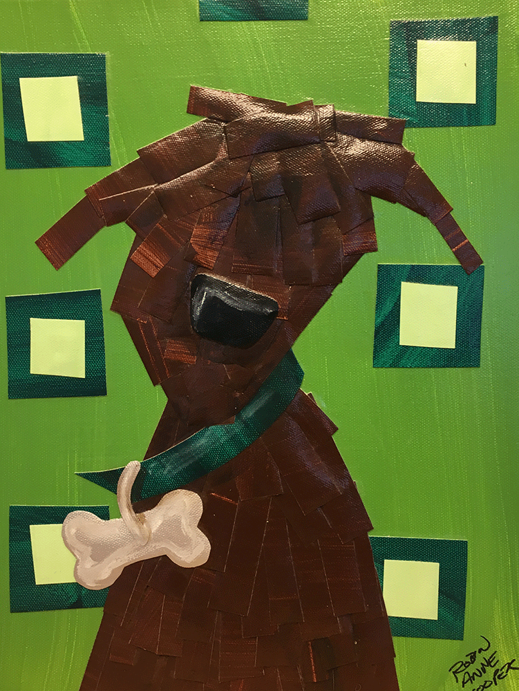 Brown-Dog-on-Green-Squares.gif