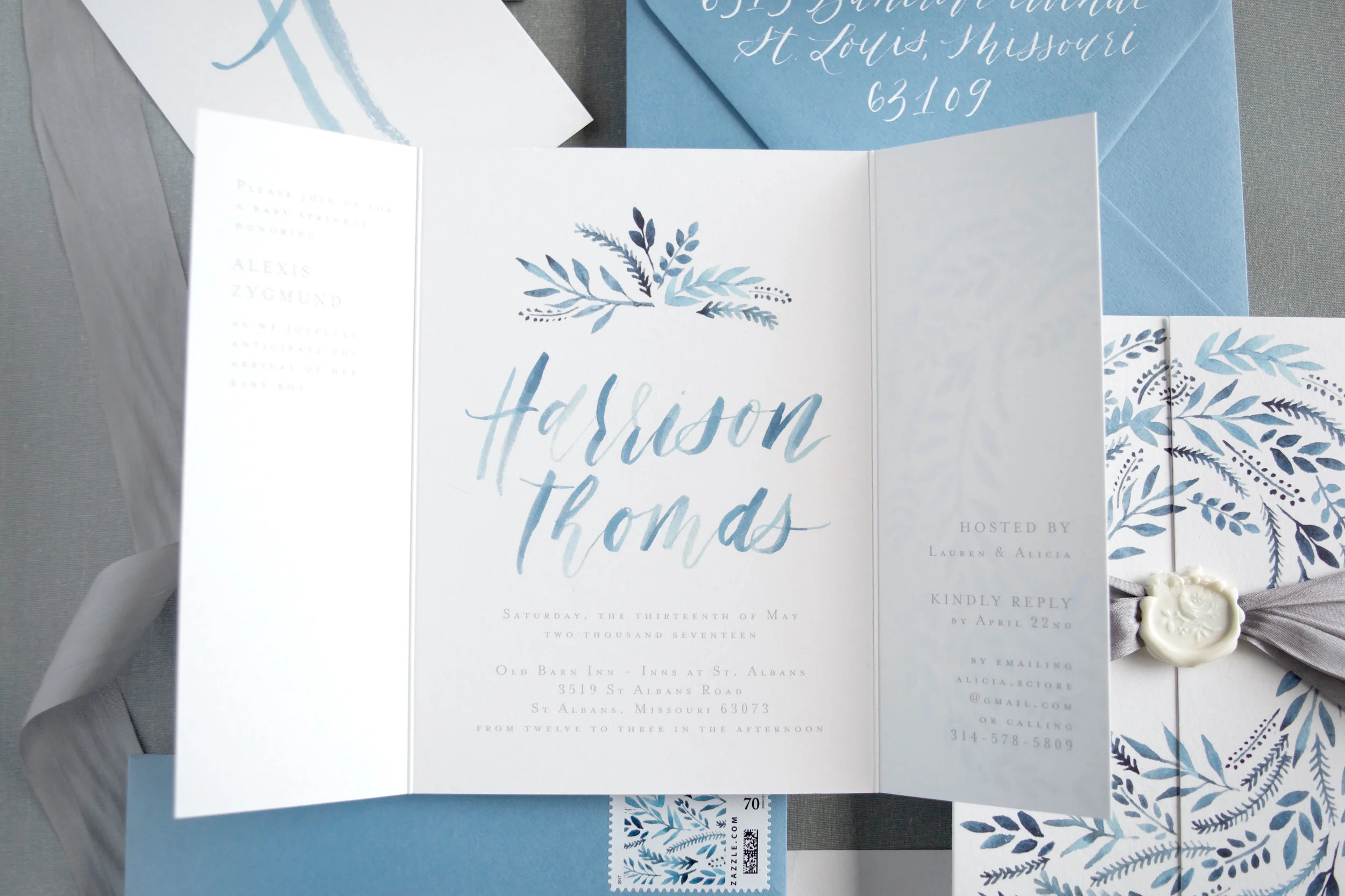 Brush Lettering Baby Shower