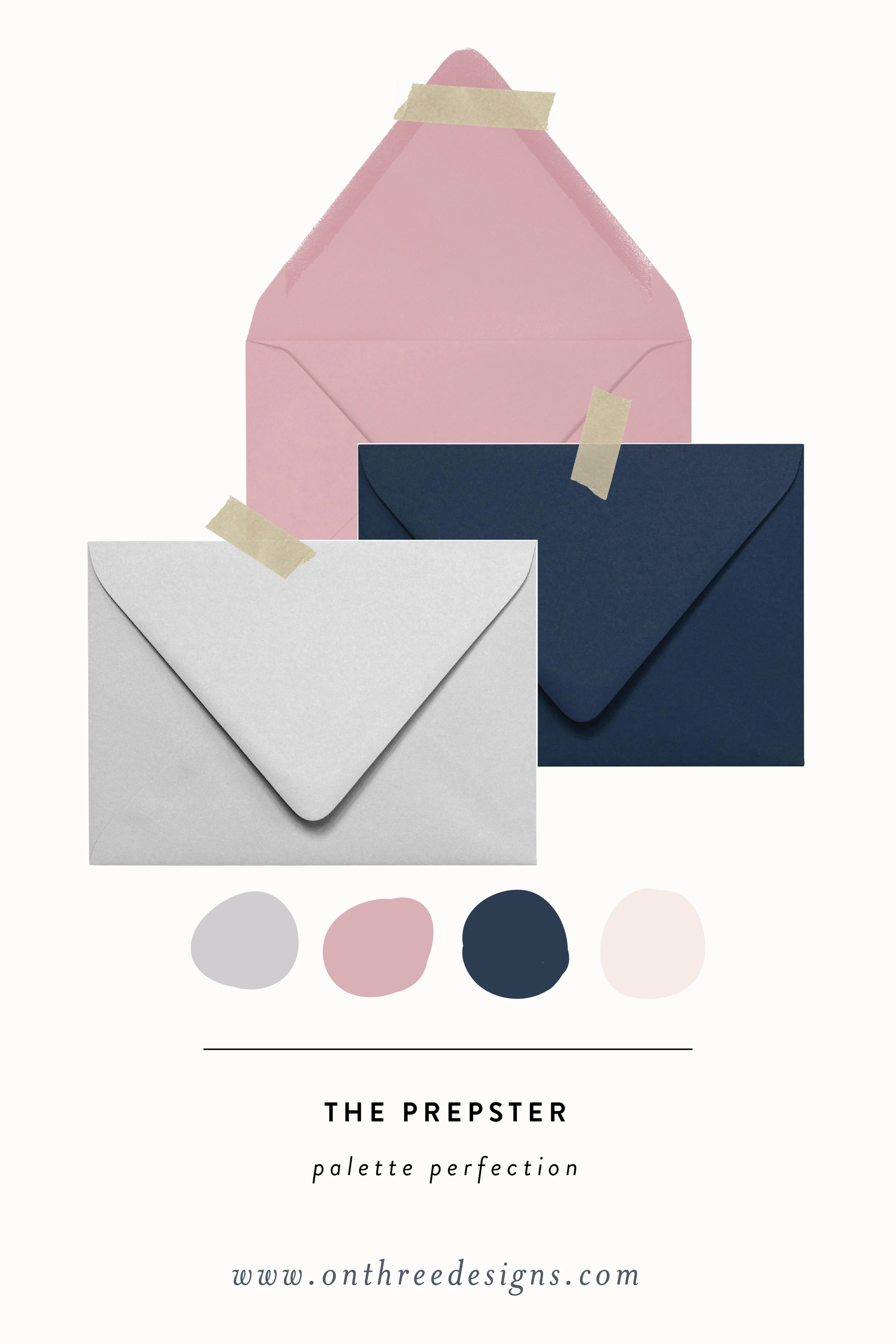 Pink and Navy Wedding Palette