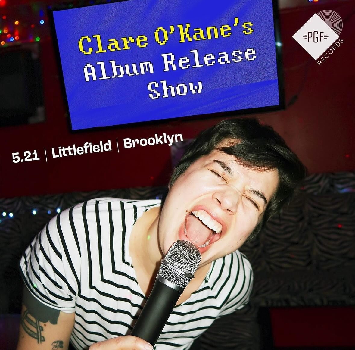 NYC! I am performing @littlefieldnyc on May 21st to celebrate the release of @clareisokane&rsquo;s super-funny new album on @prettygoodfriends Records!

The show also features @internetdevon @brittany.goblin.carney @mohanad.elshieky &amp; @nicknaney!