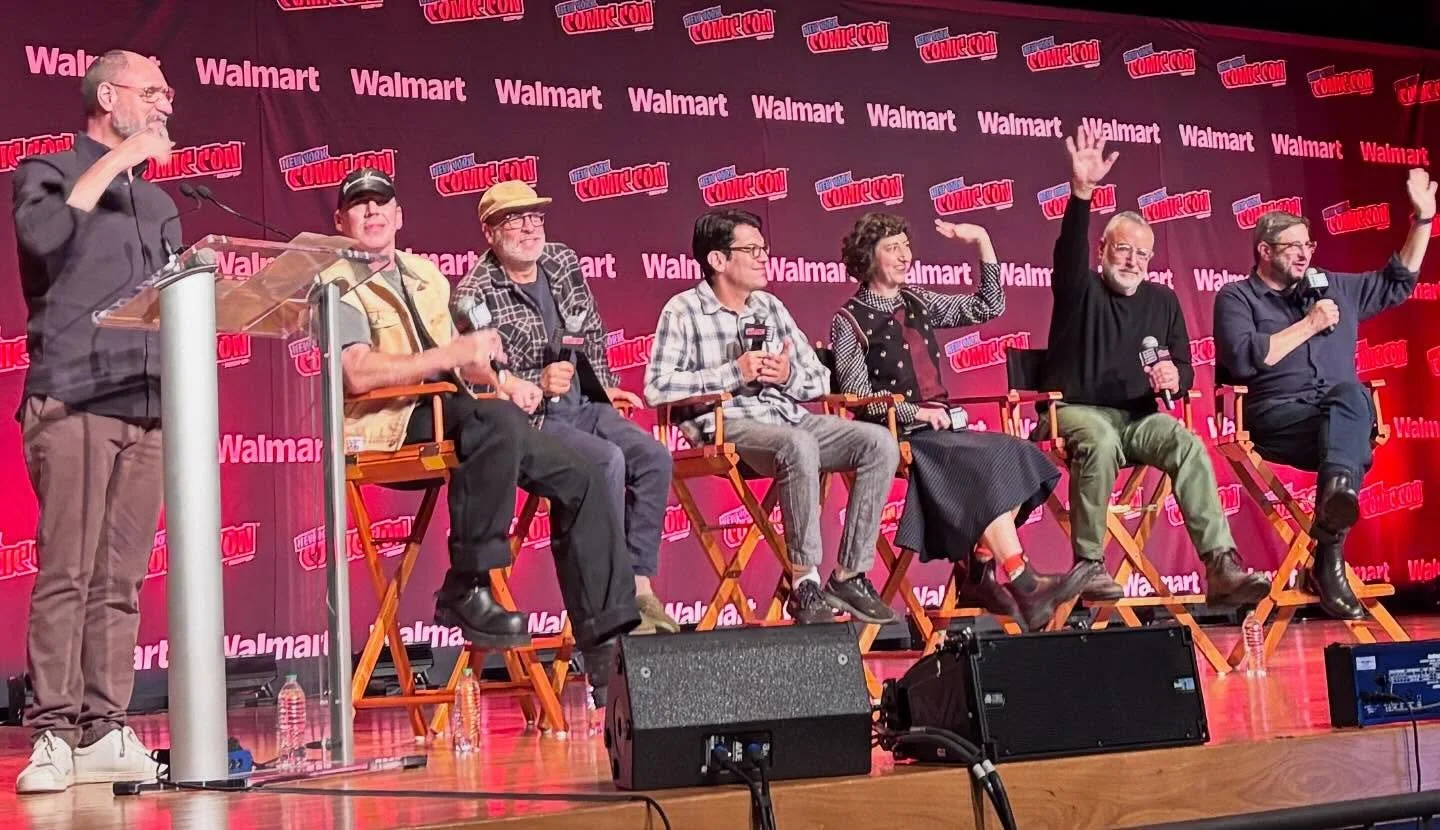 Thank you to everyone who came to the @bobsburgersfox panel at @nycomiccon! It was such a great time celebrating our 300th episode! We&rsquo;re very slowly catching up to Gunsmoke.