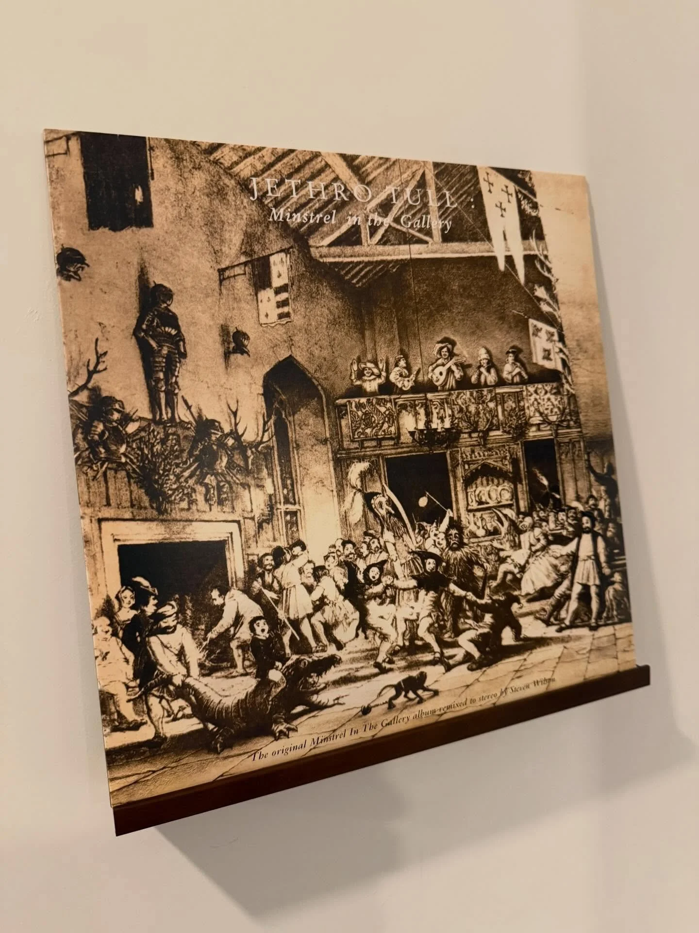 So far pretty great Christmas. My 9-year-old son got me @jethrotull_ &lsquo;s Minstrel in the Gallery on vinyl (we went Christmas shopping a few weeks ago and he told me he bought himself the Footloose soundtrack as a way to throw me off the truth). 