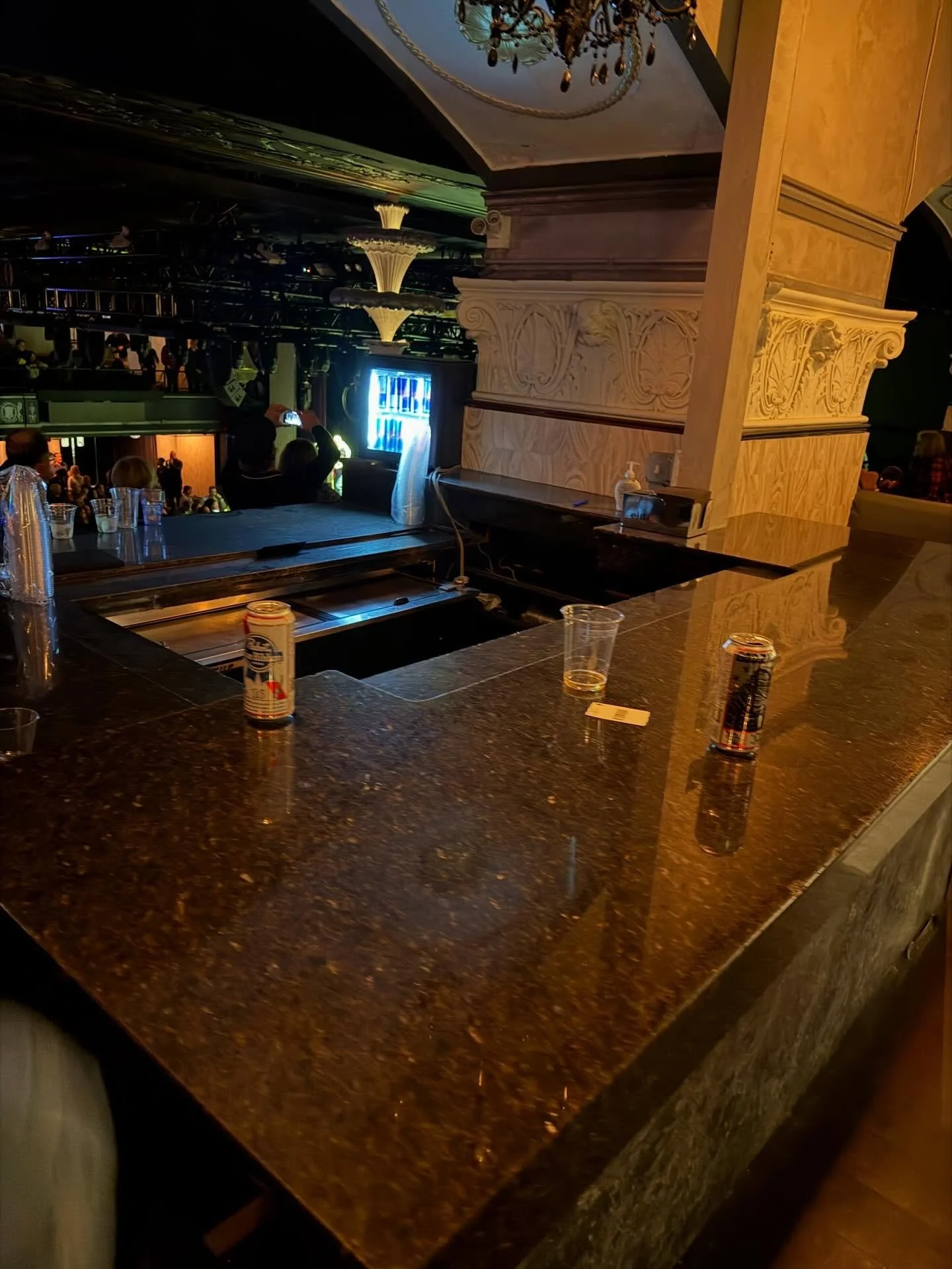 Very fun night opening for @michaelshannon @jasonnarducy and friends at @royaleboston last night! And though I don&rsquo;t have any photos of the show, I do have this photo of a bar that has no obvious way to get inside of other than crawling over th