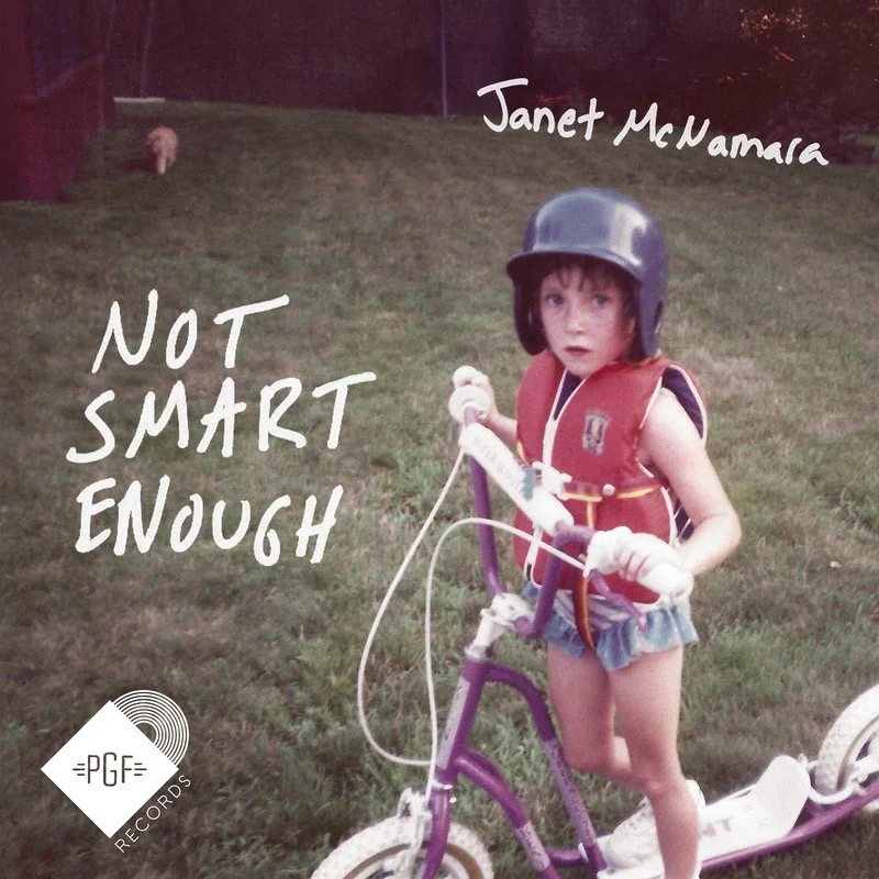 Very excited for today's release of @janet.mcnamara's debut comedy album, Not Smart Enough, from @prettygoodfriends Records. It is now streaming everywhere and available for digital purchase! This album is excellent and super funny. You can read @van