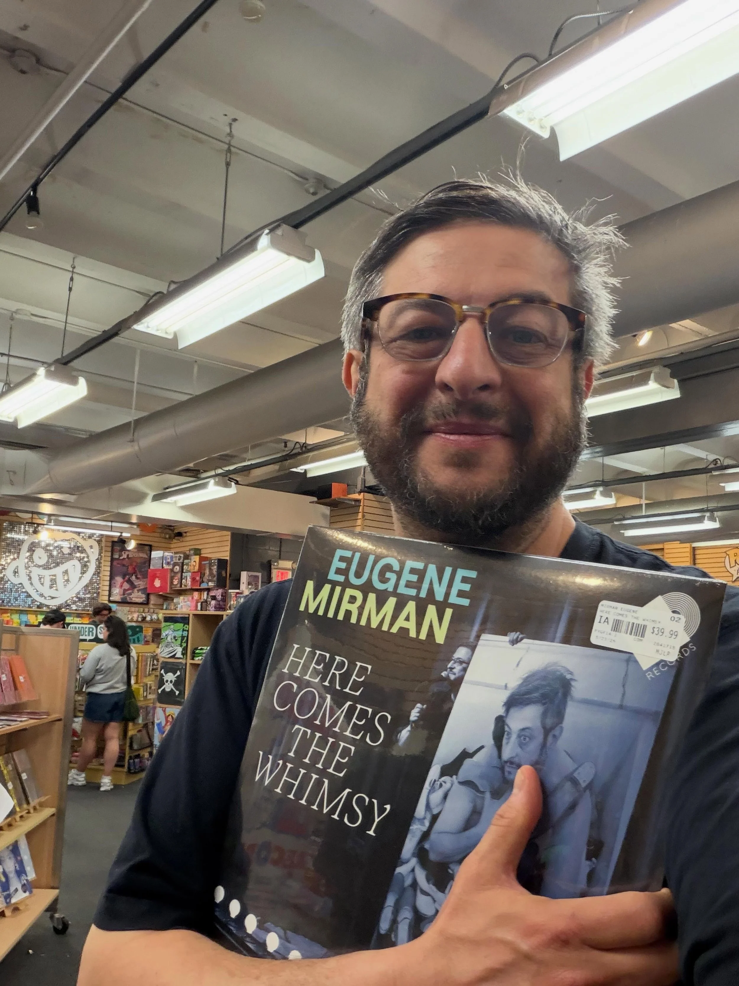 I&rsquo;ll be at the Harvard Square @newburycomics Saturday 5/30 at 2pm signing copies of my new record, Here Comes the Whimsy! In stores now! You can get wristbands beforehand to guarantee a spot or just come by.