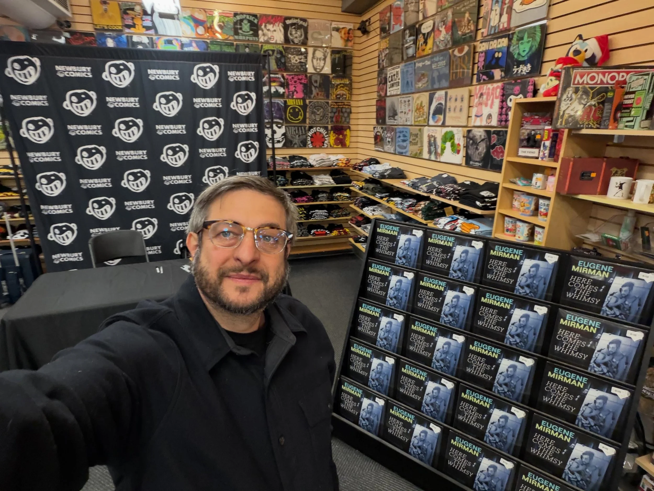 It&rsquo;s begun! I&rsquo;ll be at the Harvard Square @newburycomics till 4pm signing records and stuff!