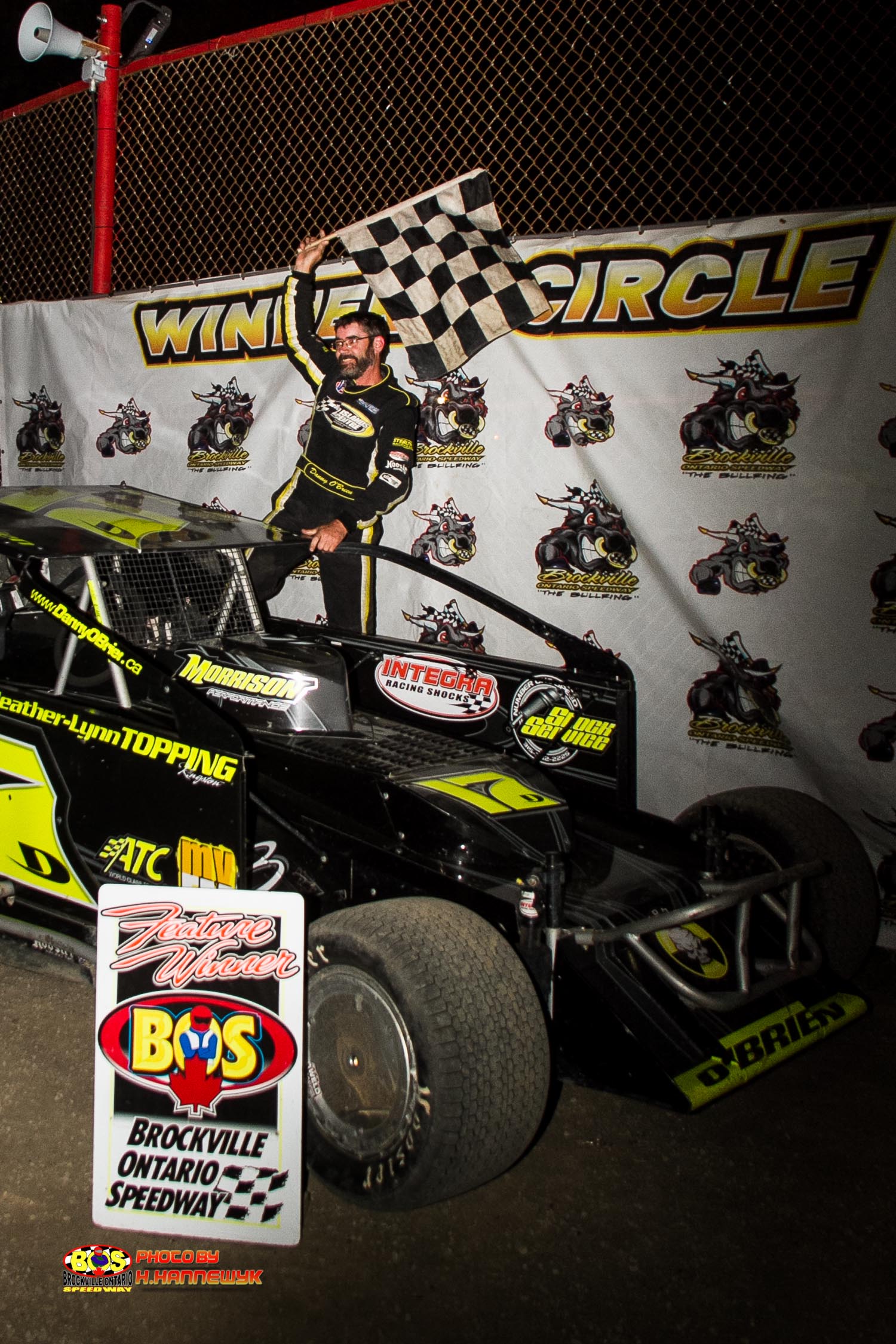  Danny O’Brien.  BOS/1000 Island RV Feature Winner  June 9, 2018 