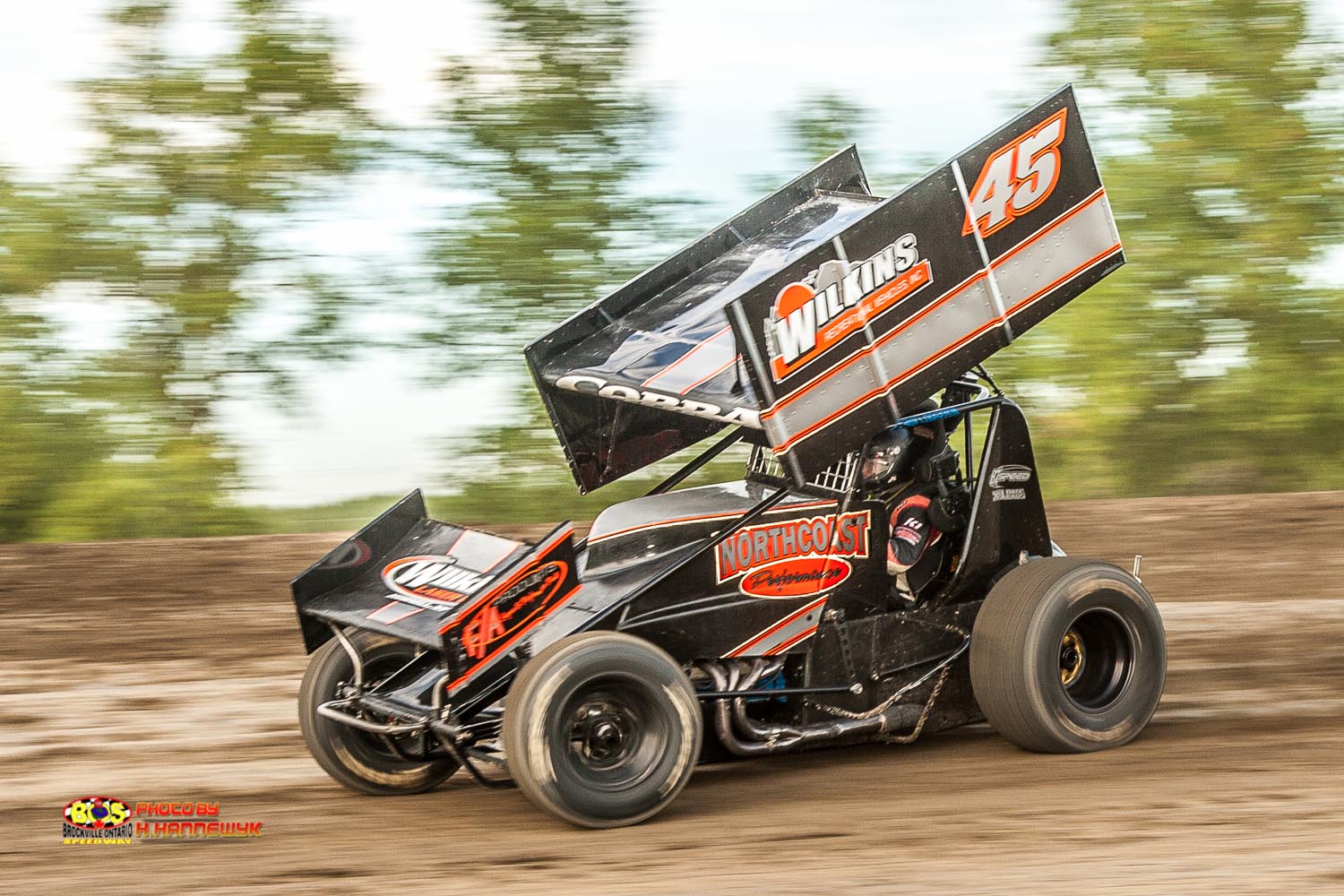  Chuck Hebing. BOS/Tackaberry Construction, Autograph Night Feature Winner.  July 21, 2018 