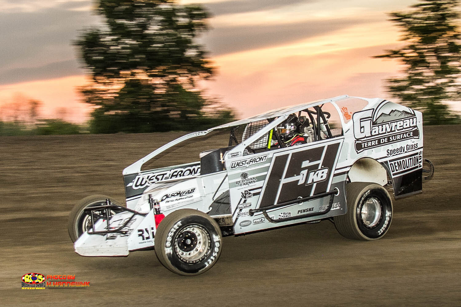  Brian McDonald. BOS. Steve Polite Sand and Gravel 358 Modified Winner.  August 7, 2021 