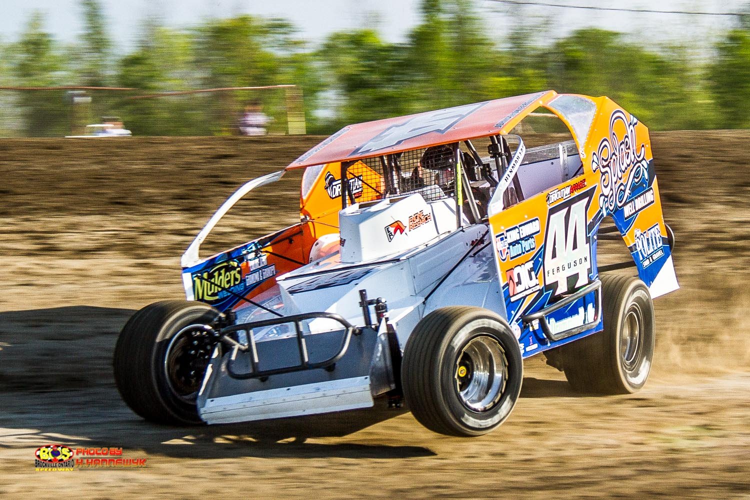  Johnathon Ferguson. BOS / Tackaberry Construction 358 Modified Feature Winner.  July 16, 2022 