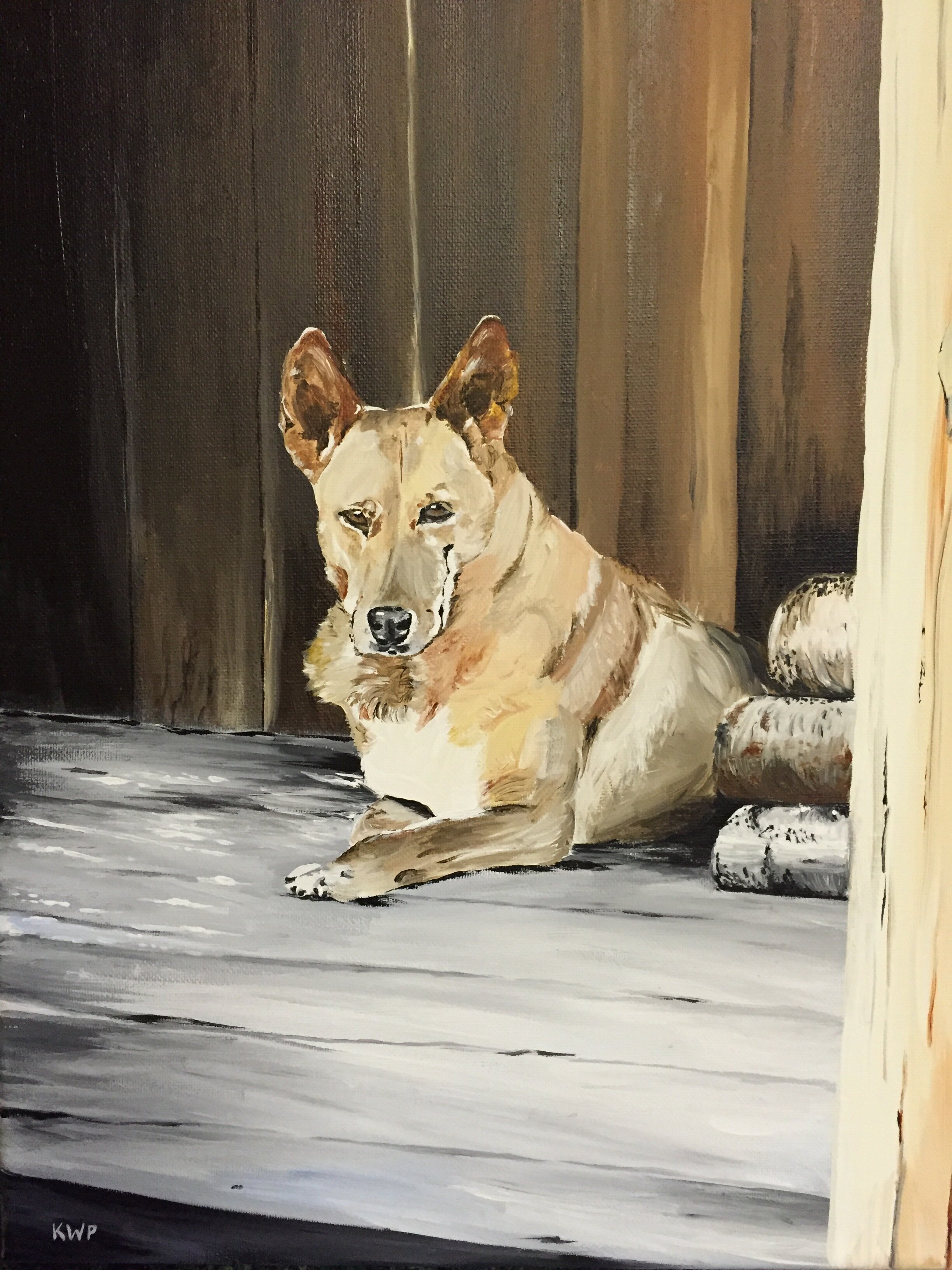  Acrylic on canvas.   Private commission. 