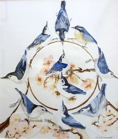 Circle Of Nuthatches
