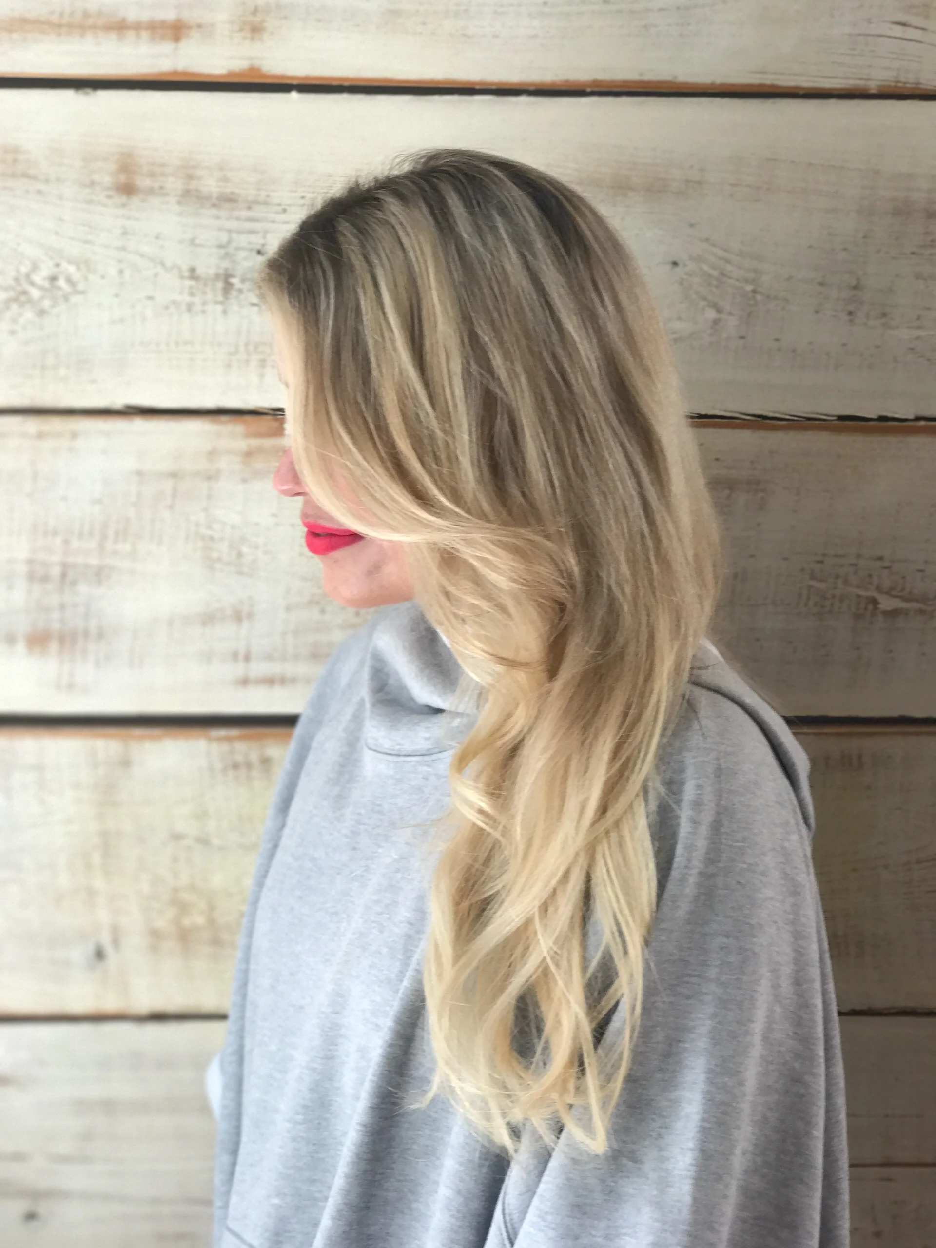 BLONDING. EXTENSIONS. CUT. 