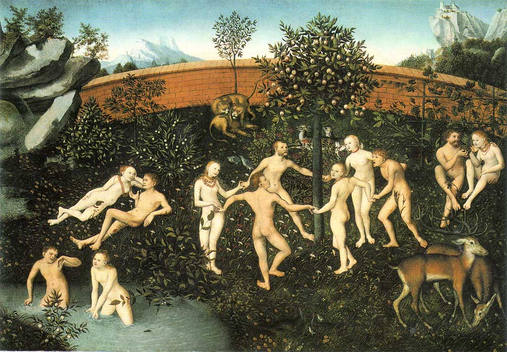  Lucas Cranach el viejo, "La Edad de Oro" (siglo XVI)