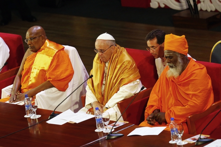 Papa francisco en Sri Lanka