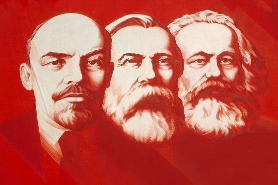Lenin, Engels y Marx