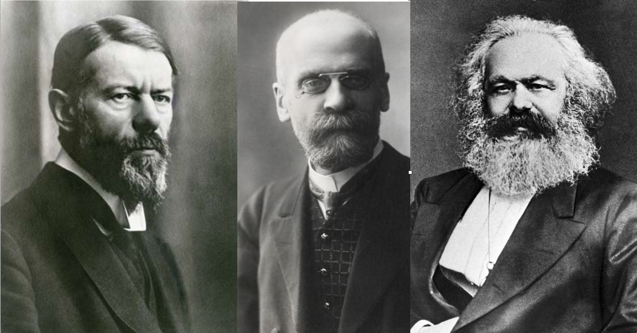 Weber, Durkheim y Marx, analistas e intérpretes de la Modernidad