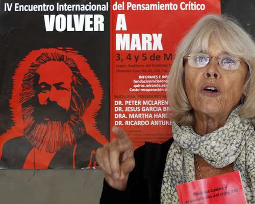 Marta Harnecker fue en sus comienzos una de las ideólogas y defensoras del gobierno bolivariano de Hugo Chávez y Nicolás Maduro