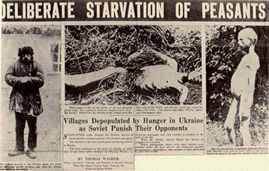 Holodomor o genocidio mediante el hambre de la Rusia comunista contra los ucranianos