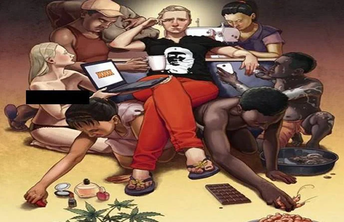 El joven progresista carga todo el peso de los sufrimientos humanos