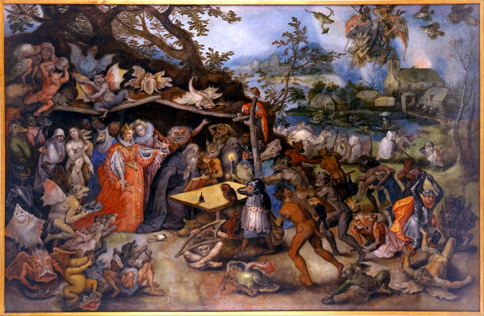 Las tentaciones de San Antonio, Jan Brueghel el Viejo (1568-1625)