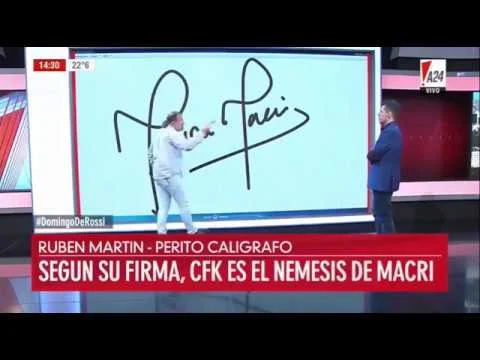 ¿Habrá que ser grafólogo para saber esto o sólo tener algunos conocimientos de política contingente?