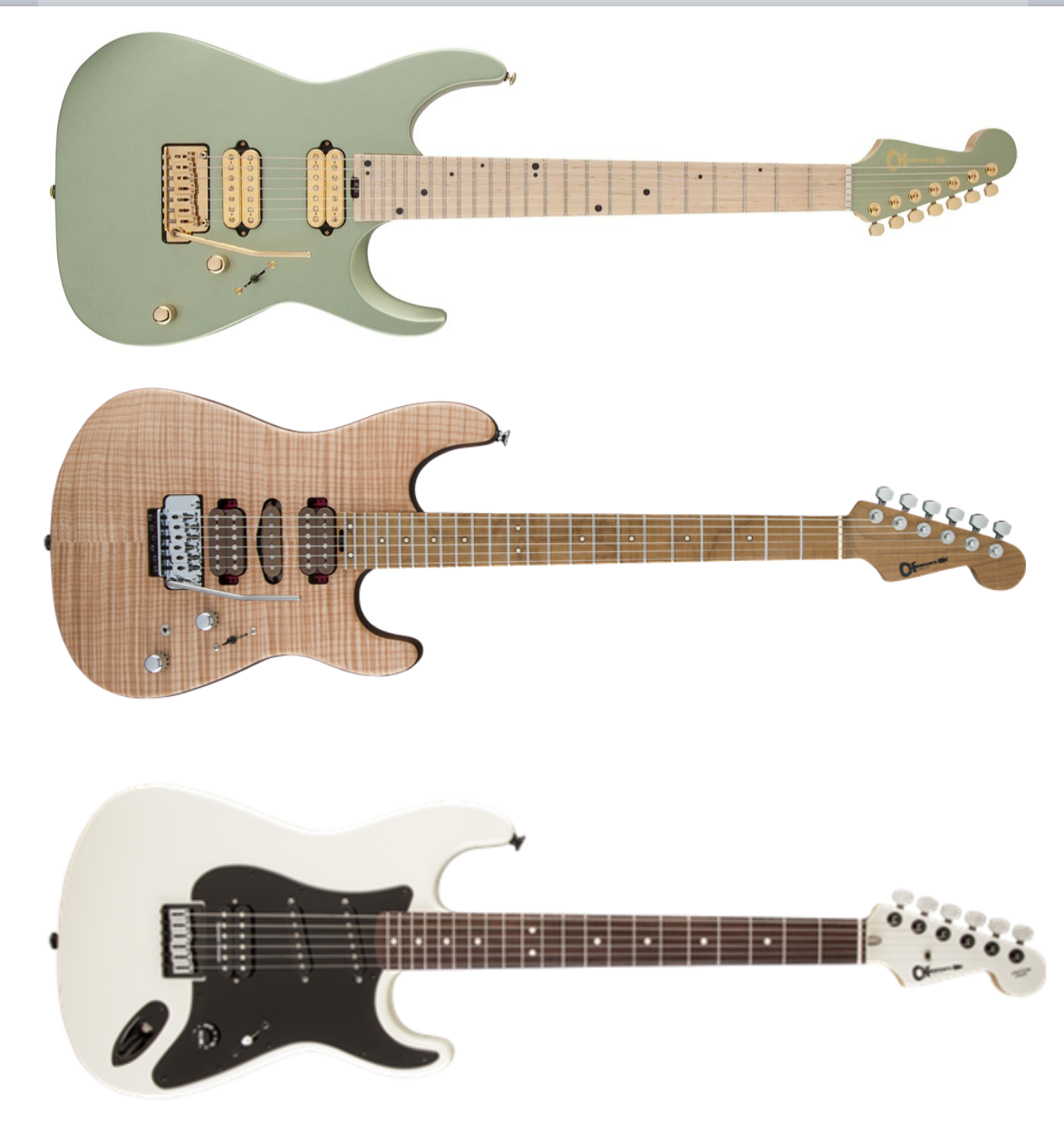 Charvel: DK24-7 Nova (Angel Vivaldi) Guthrie Govan y Jake E. Lee