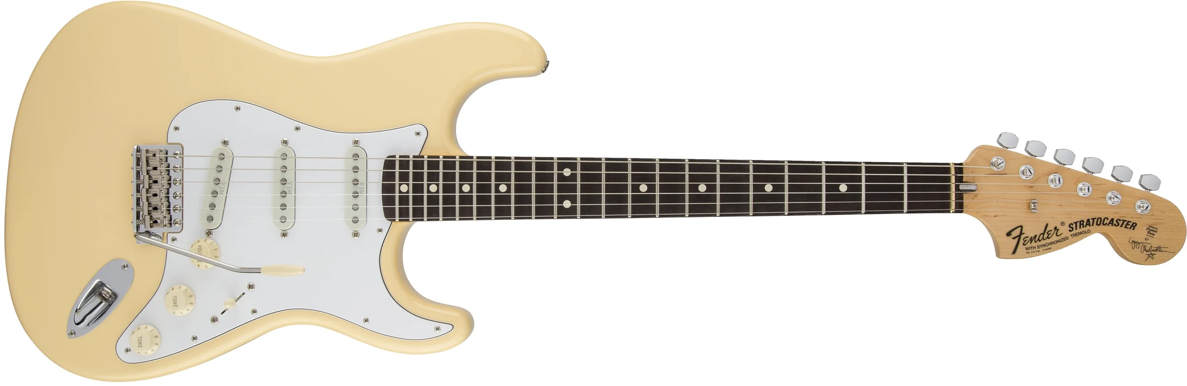 Fender Yngwie Malmsteen con diapasón de palo rosa (rosewood)