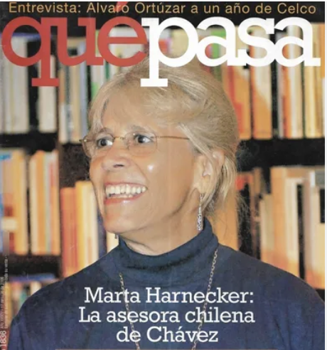 1/13-Venezuela: el “Socialismo del Siglo XXI: Marta Harnecker, cultura y hegemonía” (por Jan Doxrud)