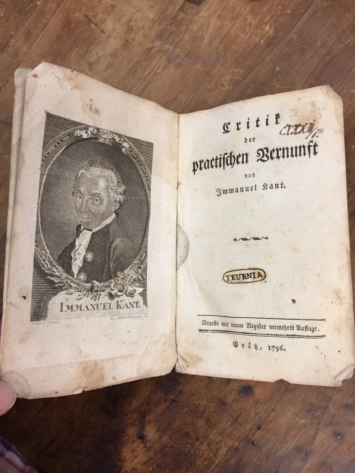 11/15-Apuntes sobre Immanuel Kant. La Crítica de la razón práctica (por Jan Doxrud) 