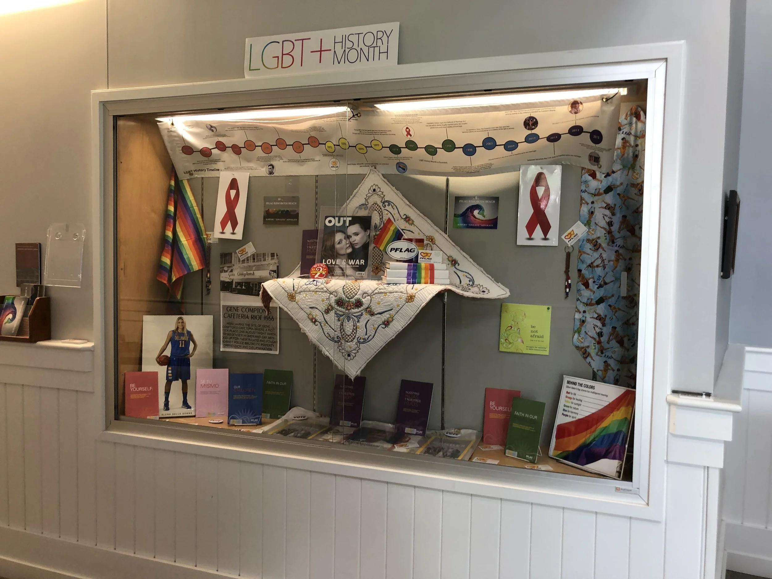 Gay History Month Display 2018