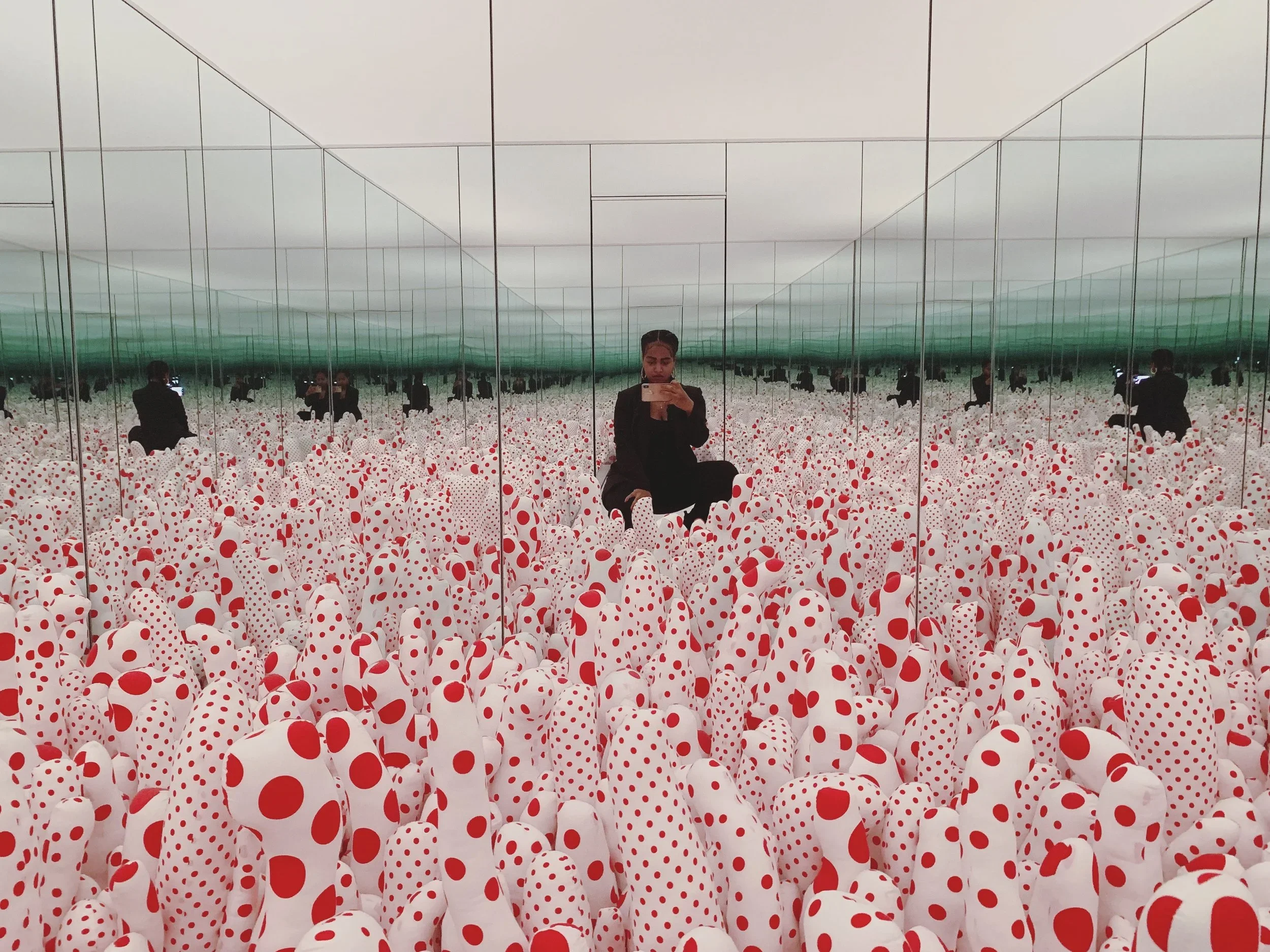 Infinity Mirrors by. Yayoi Kusama 