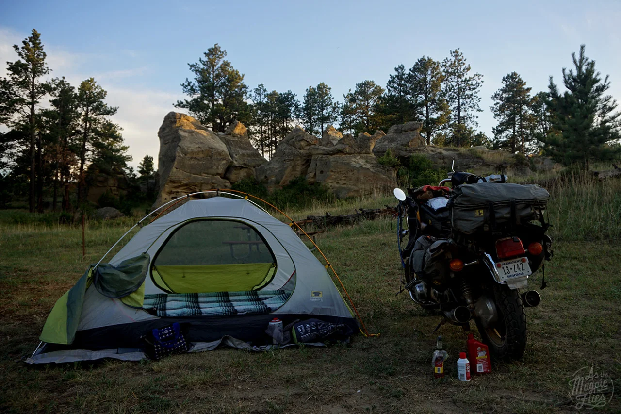 By far one of my favorite places I have ever camped. Medicine Rocks State Park, Montana
