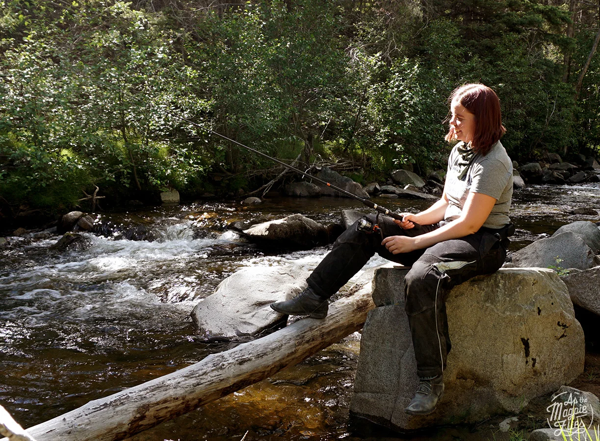 Fishing somewhere outside of Rocker, MT