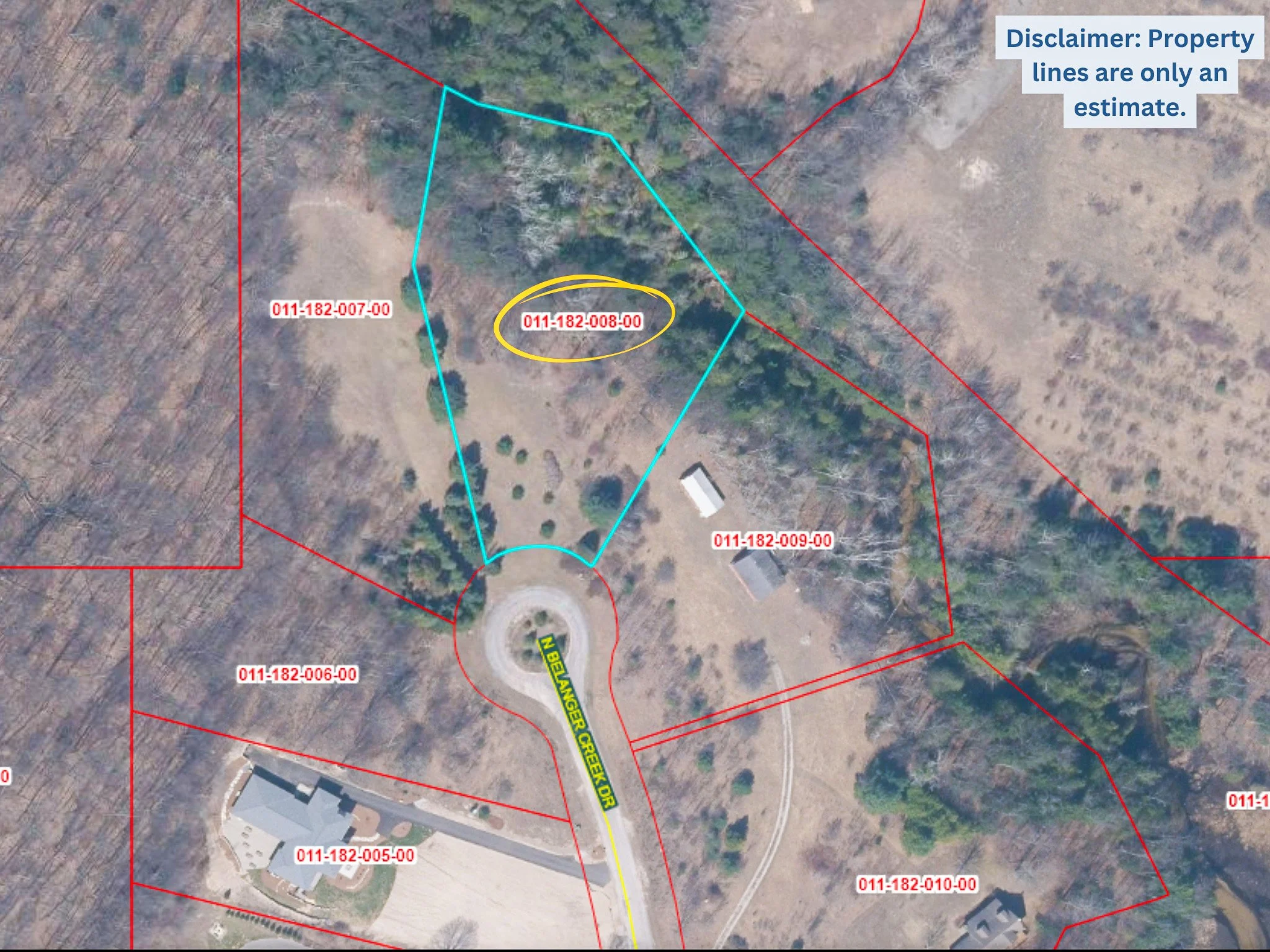 Lot 8 For Sale by Jonathan Oltersdorf, Oltersdorf Realty, Belanger Creek, Suttons Bay Vacant Land For Sale (2).jpg