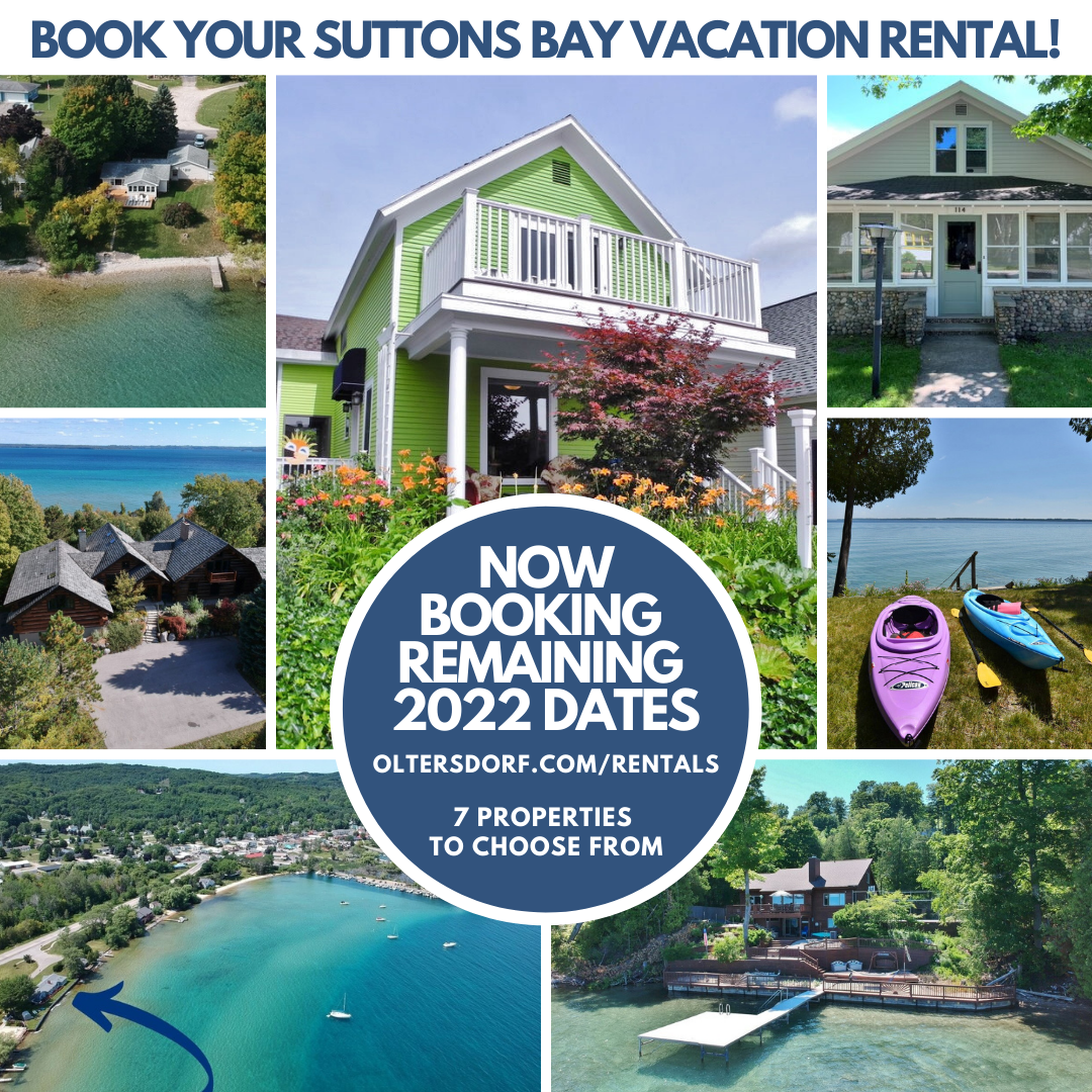 Book Your 2022 Suttons Bay Vacation Rental! — Oltersdorf Realty