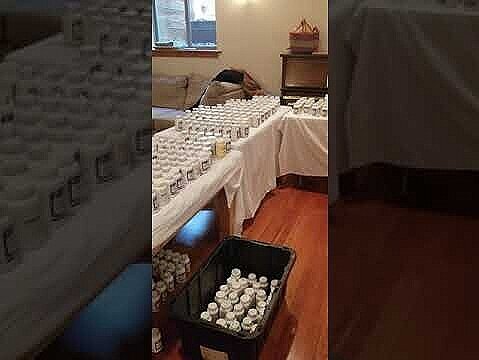 temporary herb room