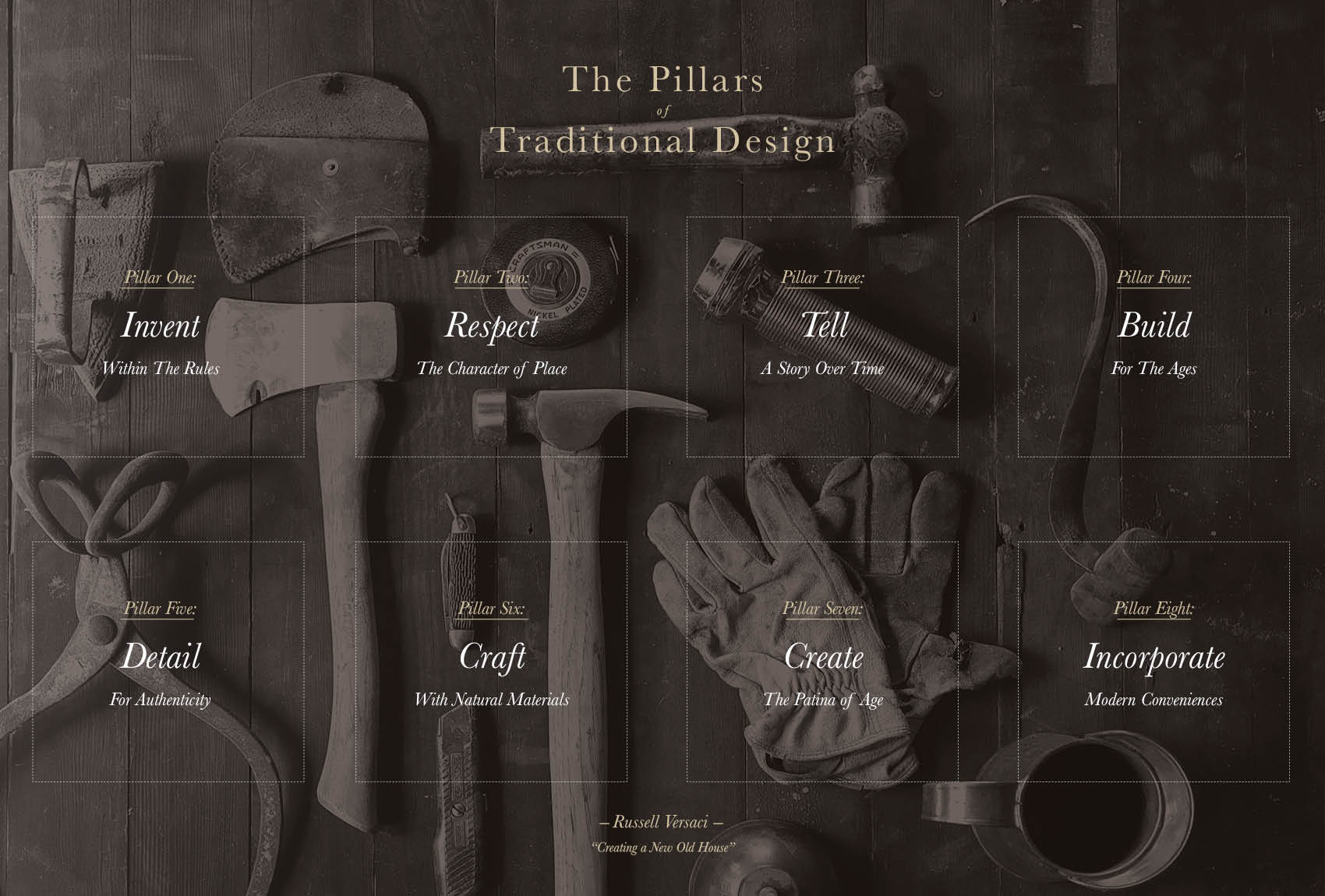   The Pillars of Design Editorial Layout    commissioned by  Young Athenians  for  Artisan Built  2015 