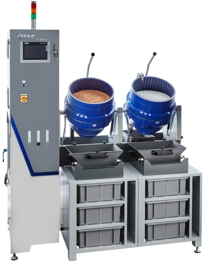 Trommelmachine: ontbramen en polijsten in OTEC machine