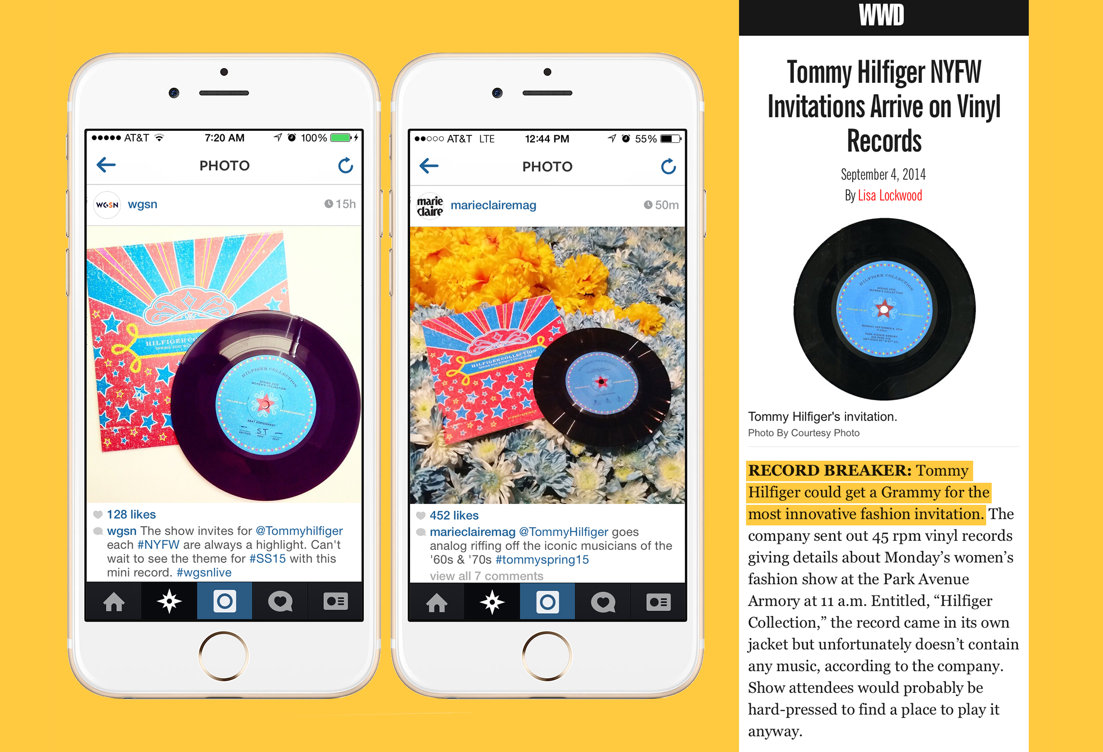  Setting a new record with shout-outs from  WWD ,&nbsp; Marie Claire  and  WGSN . 