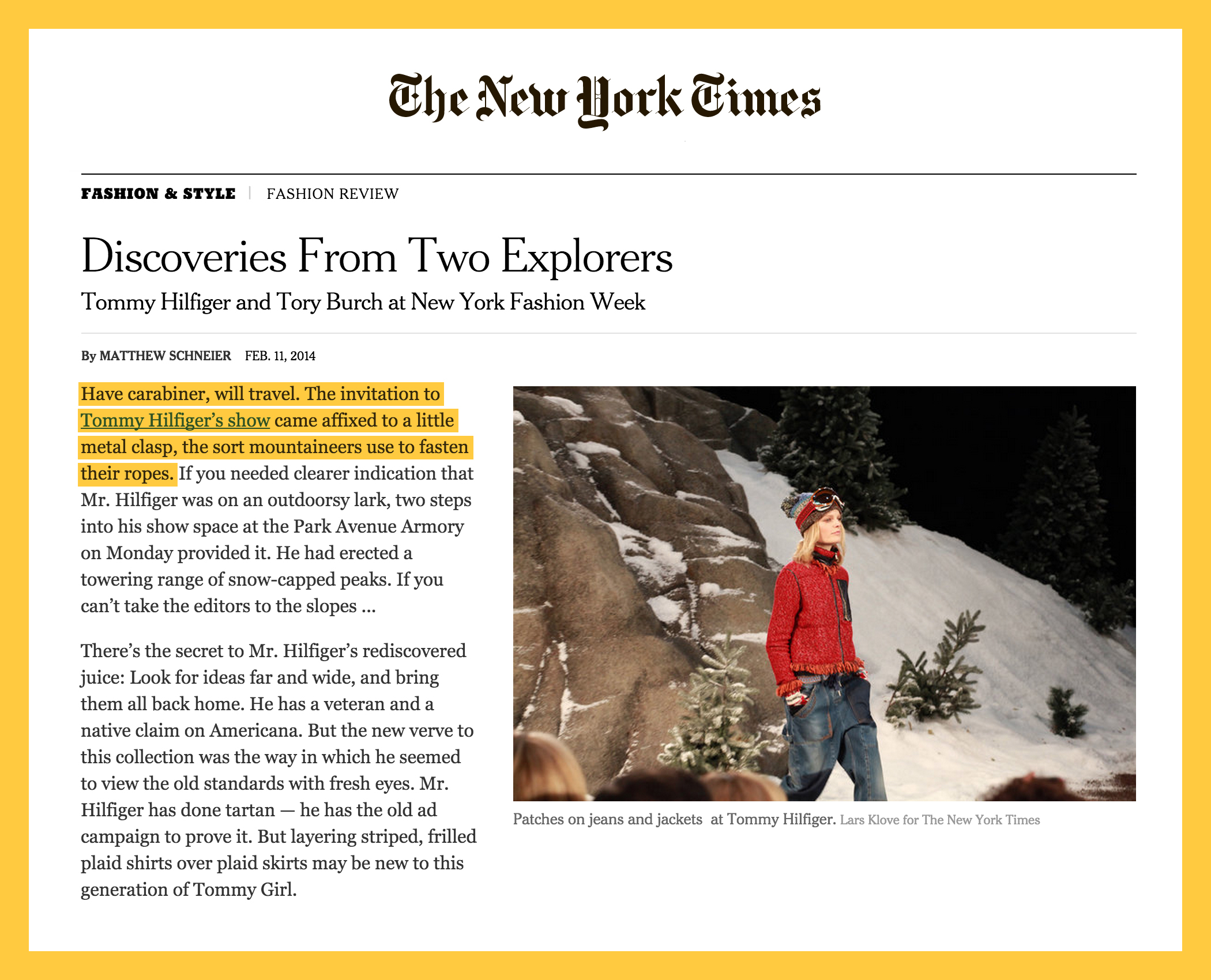  Reaching the peak with  The   New York Times    coverage. 