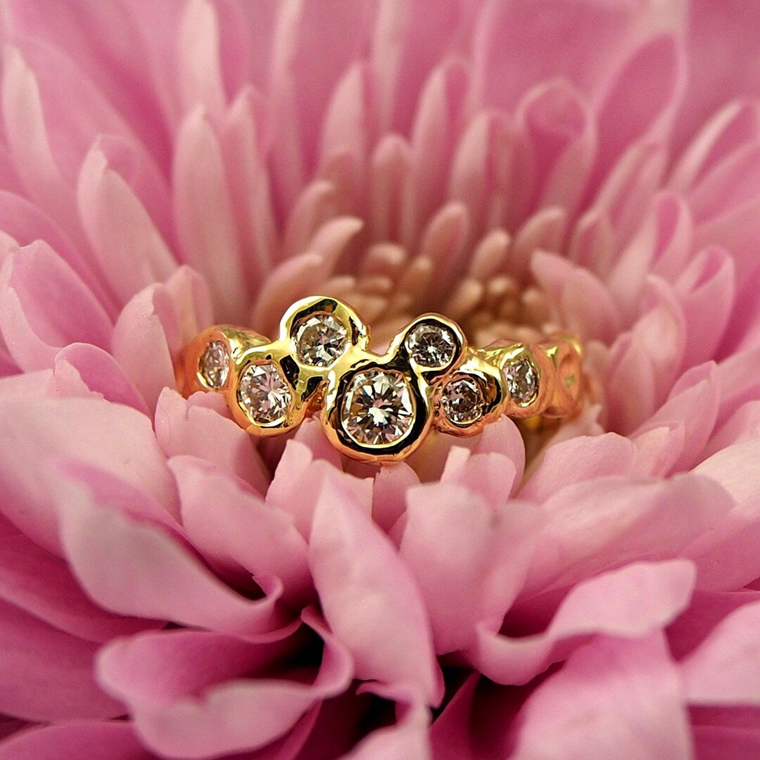 Stunning handmade pieces, like our classic diamond bubble ring, are available today at Joel Bagnal Goldsmiths in Wellesley!