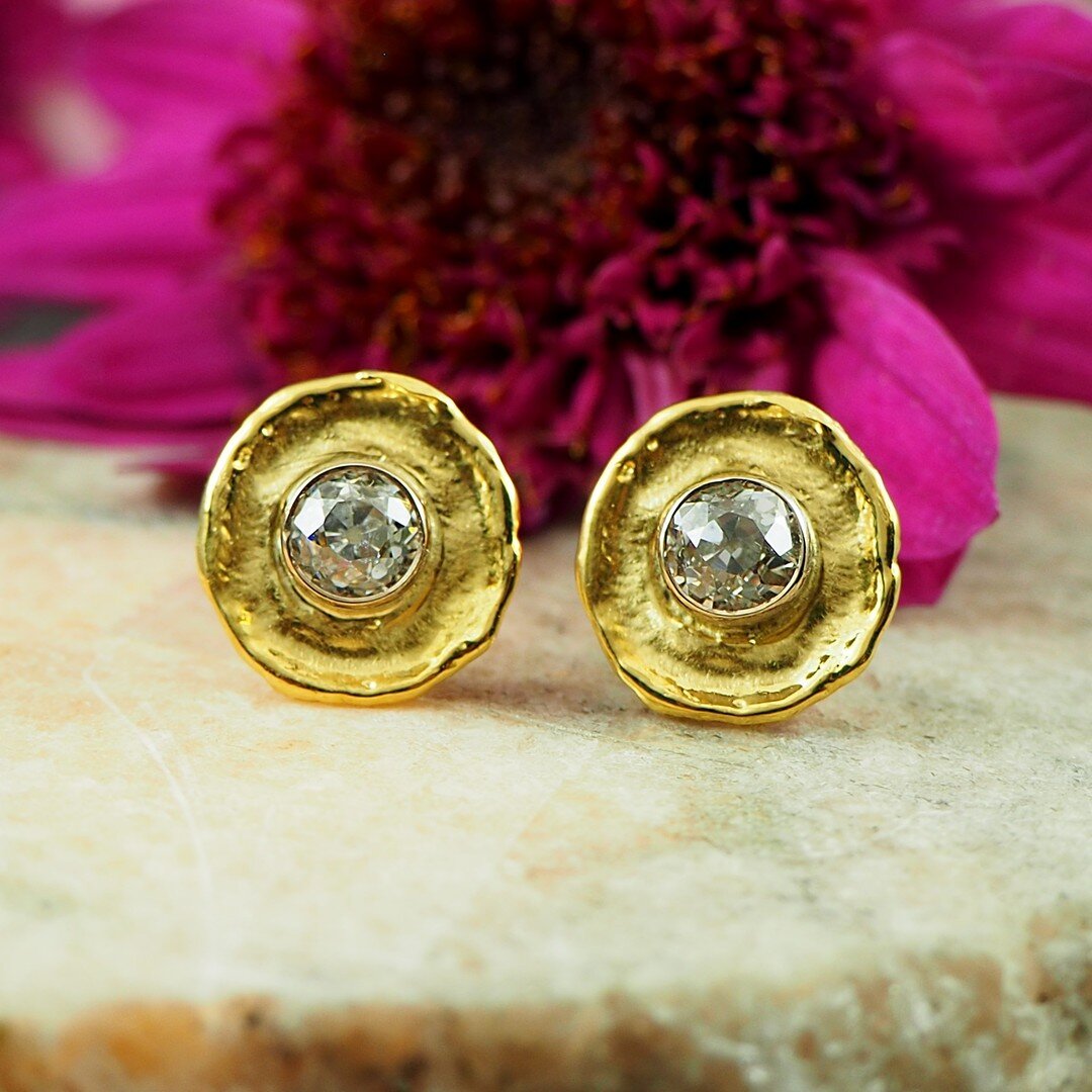 Earrings for all occasions! Try one of a kind styles today like these bezel set diamond studs.