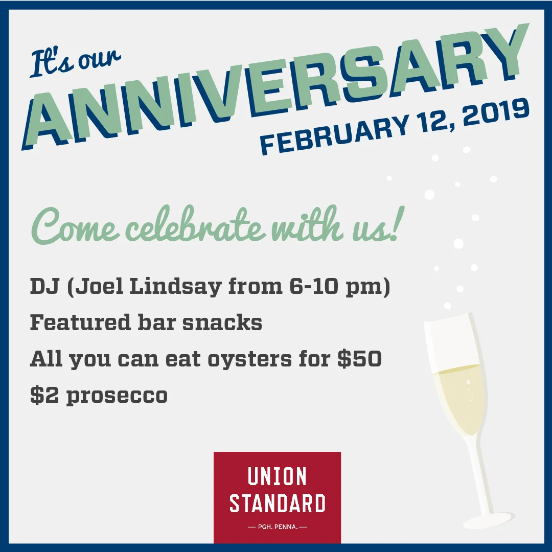 Union Standard Anniversary Party Instagram image